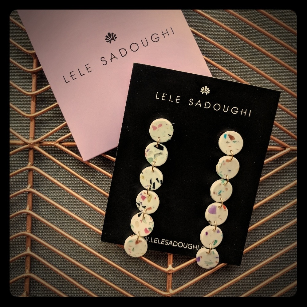 Lele Sadoughi Circle Garland Earrings